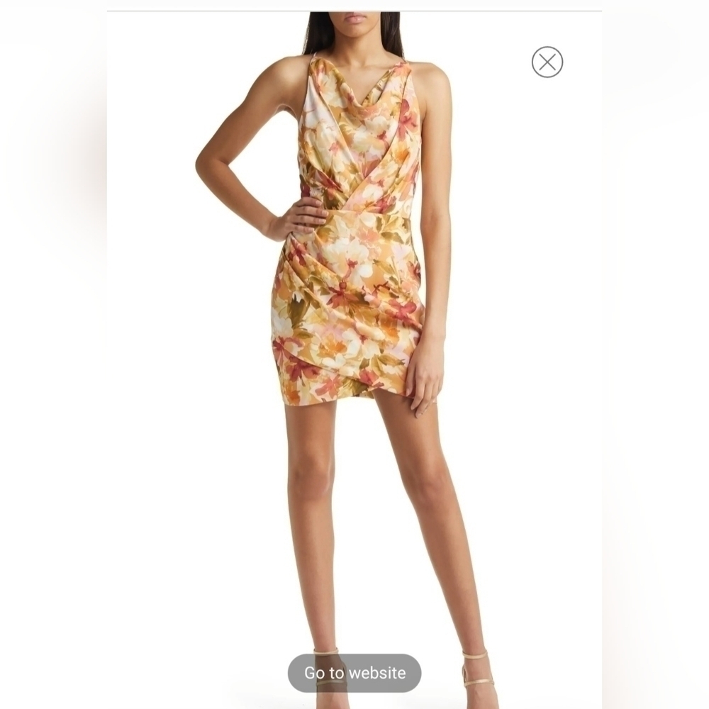 New Anthropolgie Significant Other Boho Floral Sleeveless Mini Dress Women's 10